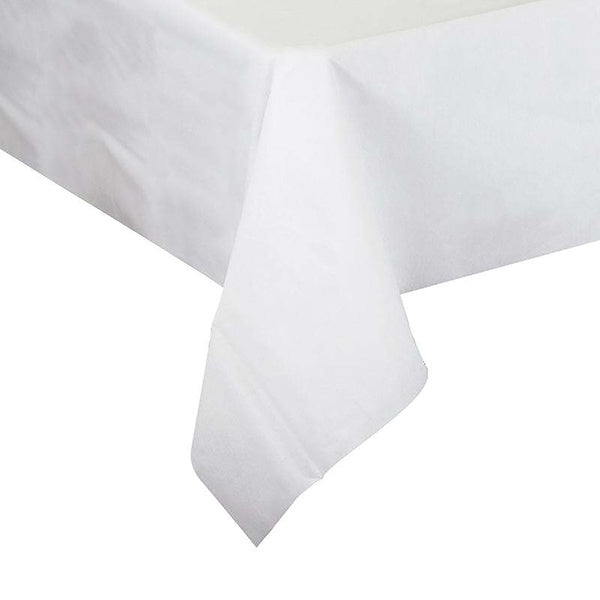 12-PACK OF Tablecover Linen Like 50x108 White