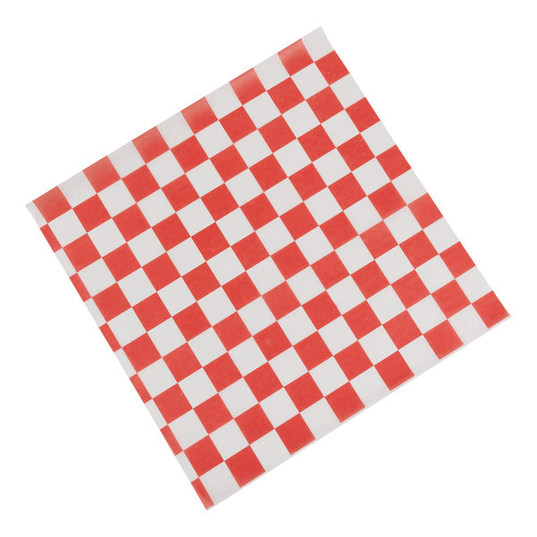 1-PACK OF LINER BASKET RED CHECK 12X12