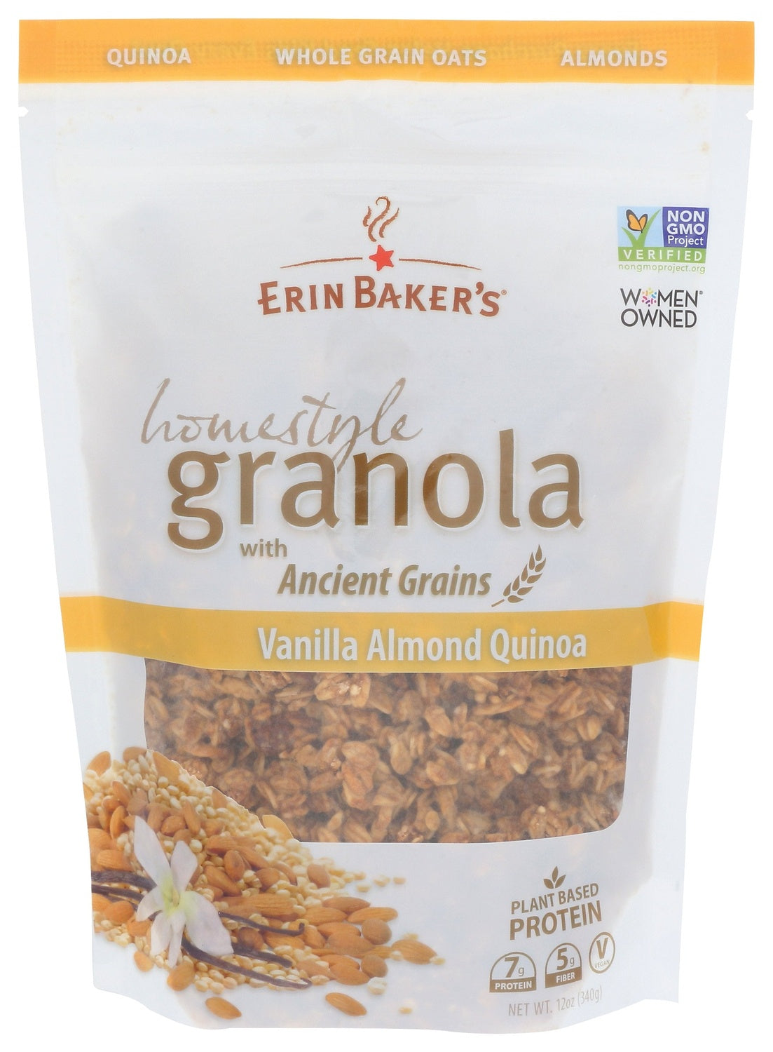 6-PACK OF SNACK GRANOLA VANILLA ALMOND QUINOA