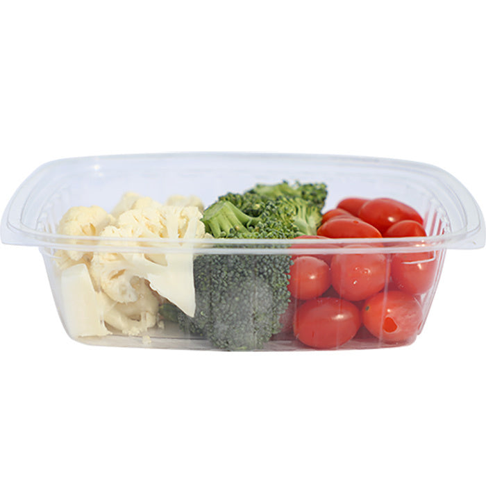 600-PACK OF CONTAINER TOGO World Centric 24 oz Rectangular Compostable PLA Deli Containers | 600 count