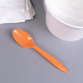1000-PACK OF Teaspoon Plastic Karat 1,000 ct PP Plastic Medium Weight Tea Spoons, Orange