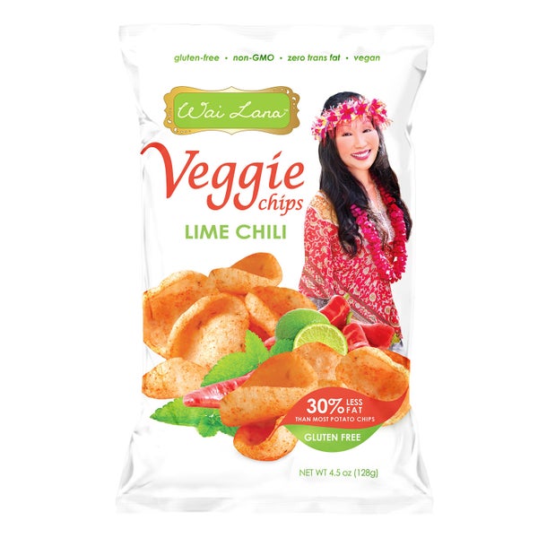 12-PACK OF Chips Veggie Lime Chili Wai Lana