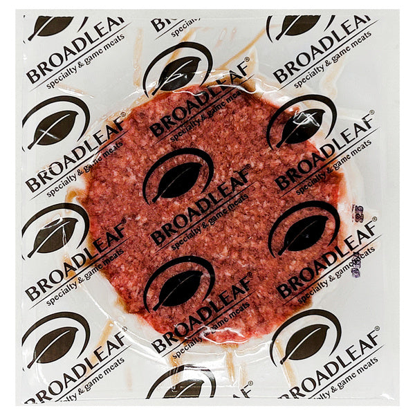 4 OZ-PACK OF BUFFALO PATTY 85/15 4-1 RND