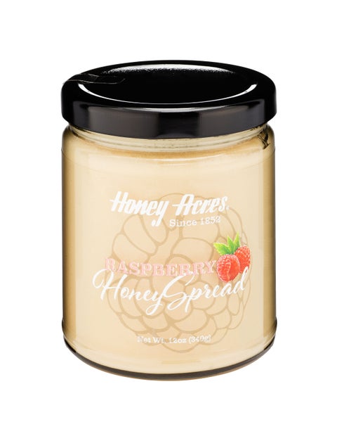 6-PACK OF Honey Spread Raspberry, Honey Acres