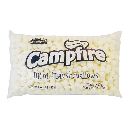 12-PACK OF No Artificial Flavors Or Colors Miniature White Marshmallows Campfire, 12 - 1 Lb