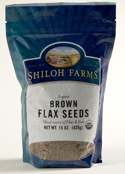 6-PACK OF Seed Flax Brown, Organic, 6 x 15 oz (K)