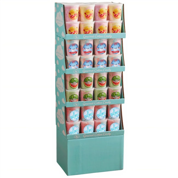 96-PACK OF Cotton Candy, Fourth of July Shipper, Chocolate Storybook