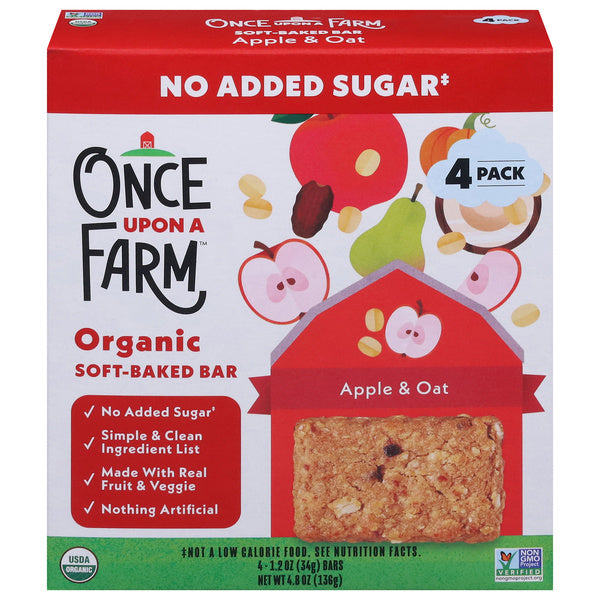 8-PACK OF SNACK BAR SOFT-BAKED APPLE & OAT