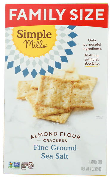 6-PACK OF Cracker Sea-Salt Simple Mills 7 oz