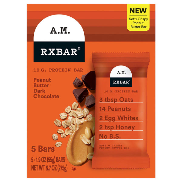 6-PACK OF BAR NUTRITIONAL PEANUT BUTTER DARK CHOCOLATE CASE OF 6