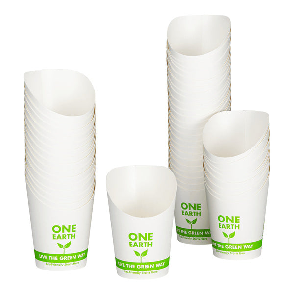 1000-PACK OF Karat Earth 5.5 oz ONE EARTH Eco-Friendly Paper Charcuterie Cups, Scoop Cups - 1,000 pcs