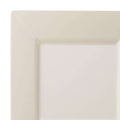 12-PACK OF Plate Plastic 9.5" Ivory Square