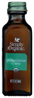 6-PACK OF Flavor Peppermint Simply Organic 2 oz