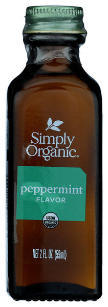6-PACK OF Flavor Peppermint Simply Organic 2 oz