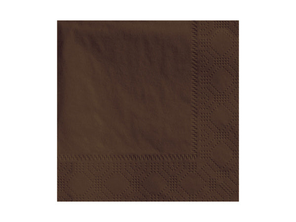 4-PACK OF NAPKIN BEV 9.5X9.5 2PLY CHOC