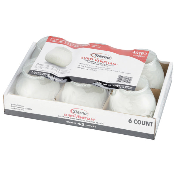 45 HR-PACK OF CANDLE EURO VENETIAN FROST