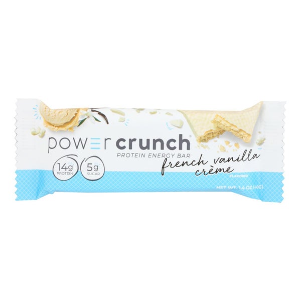 12-PACK OF Snack Bar Vanilla French Cream Power Crunch 1.4 oz