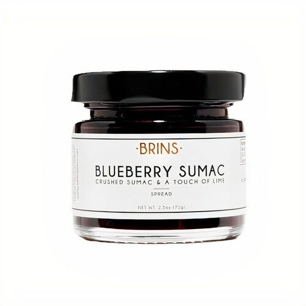 24-PACK OF Spread Blueberry Sumac 2.5 oz, Brins Jams