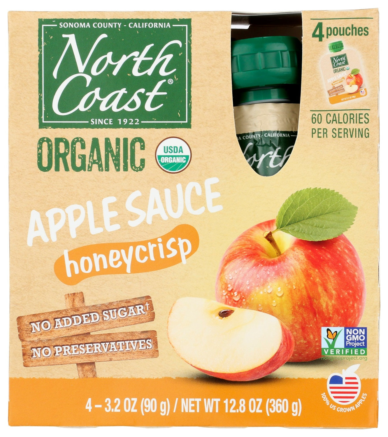 6-PACK OF SAUCE APPLE HONEYCRISP