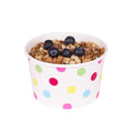 600-PACK OF Container Takeout Karat 600 ct 20 oz Paper Food Containers | 127 mm | Dots Print