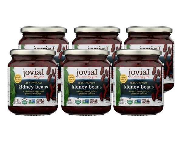 6-PACK OF Bean Kidney Red Low Sodium Jovial 13 oz