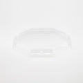12-PACK OF Container Disp Clear Plastic Octagon Lid