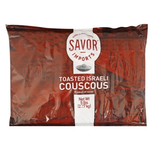 4-PACK OF Toasted Israeli Cous Cous Savor, 4 - 5 Lb