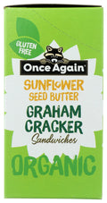 6-PACK OF CRACKER GRAHAM ORGANIC SUNFLOWER SEED BUTTER
