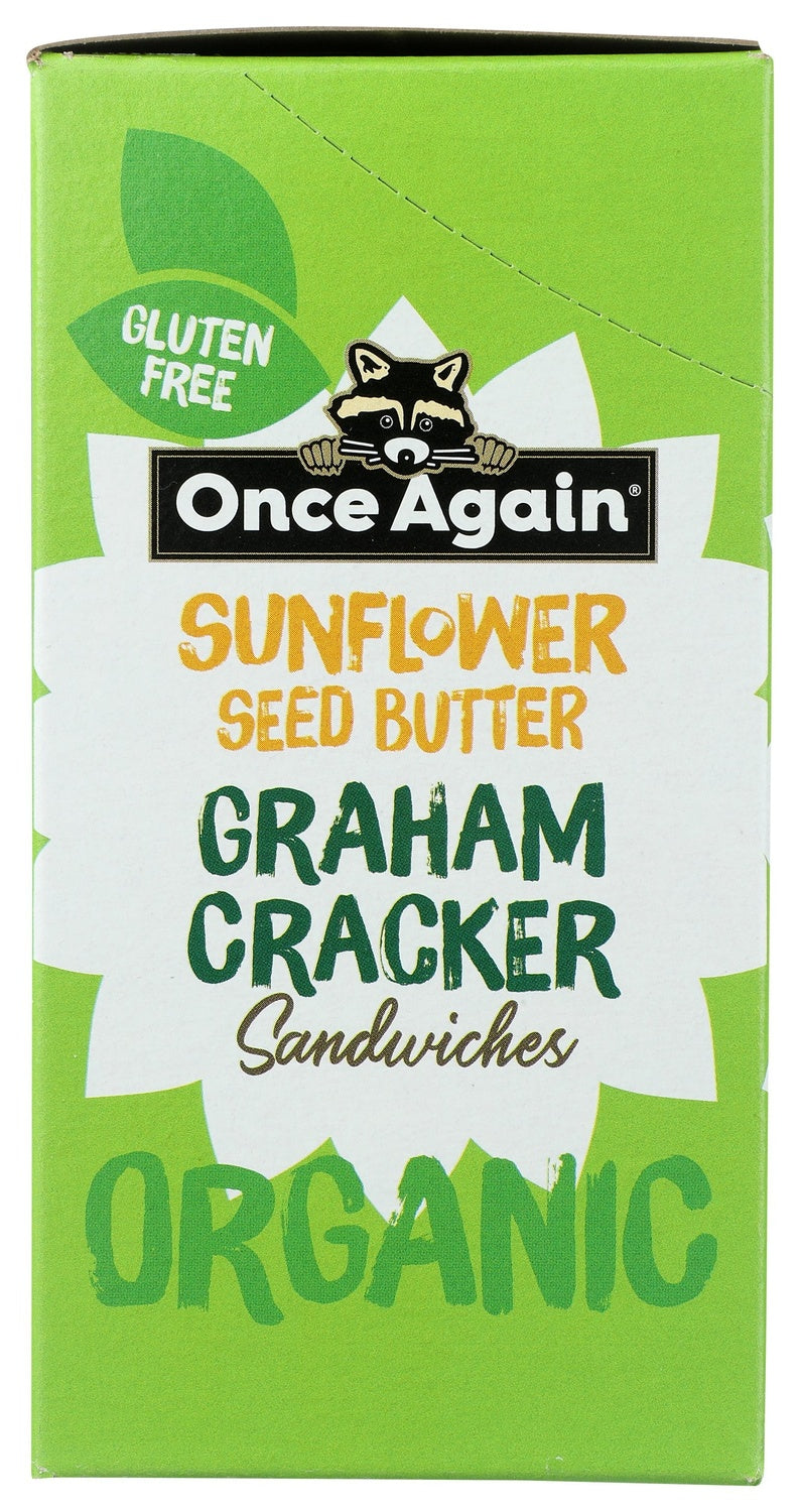 6-PACK OF CRACKER GRAHAM ORGANIC SUNFLOWER SEED BUTTER