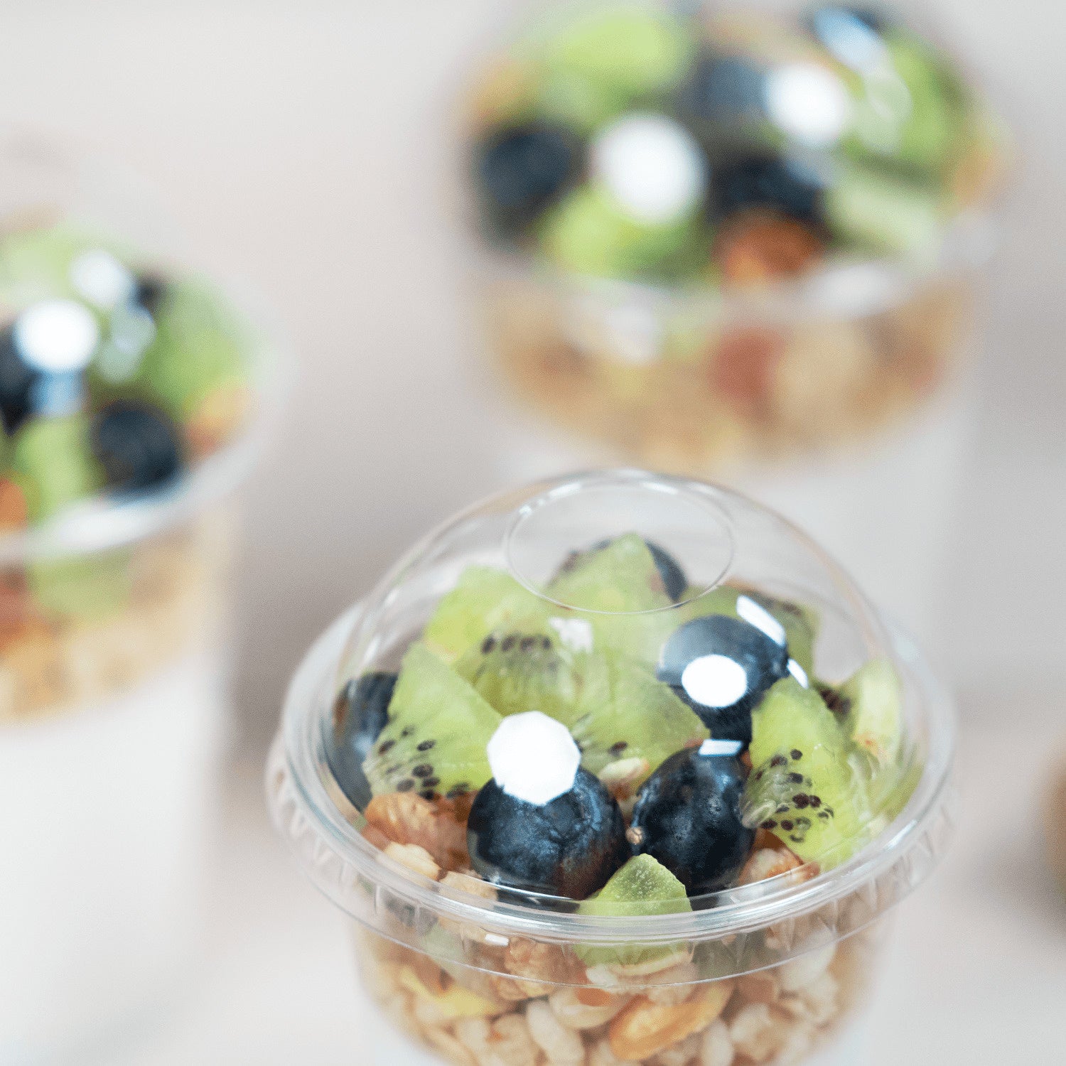 1000-PACK OF Lid Togo Karat 1,000 ct 7 oz Dome Cup Lids | PET | No Hole | 74 mm