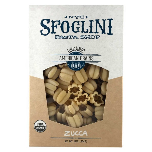 6-PACK OF Pasta Zucca Durum Semolina Organic, Sfoglini Pasta