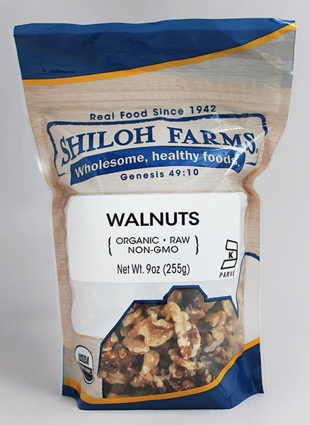 6-PACK OF Nut Walnut Raw, Pieces, Organic, 6 x 9 oz (K)