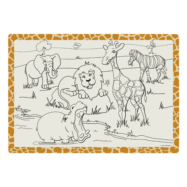 1-PACK OF PLACEMAT PAPER JUNGLE FUN