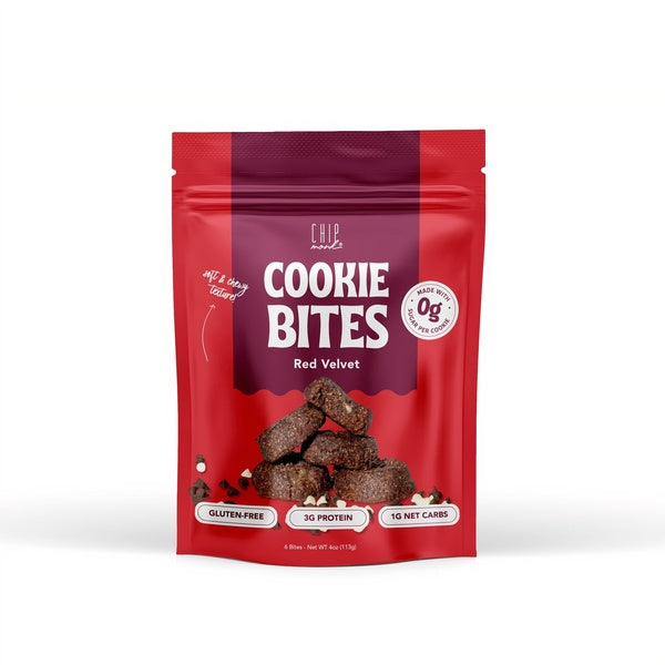 6-PACK OF Cookie Red Velvet Keto, ChipMonk Baking