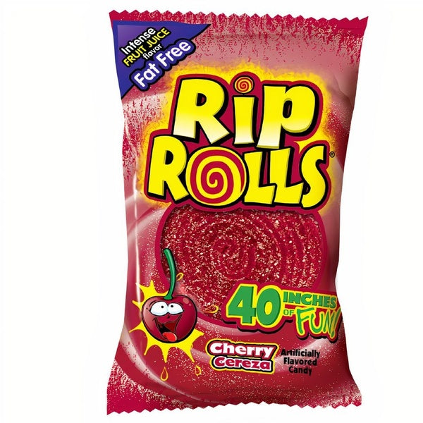 36-PACK OF Candy Strawberry Rip Rolls, AI Distribution