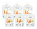 6-PACK OF Puree Carrot Organic Sweet Potato And Pea White Leaf Provisions 90 gm