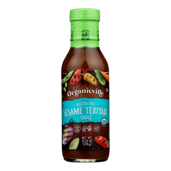 6-PACK OF Sauce Sesame Teriyaki Organicville 13.25 oz