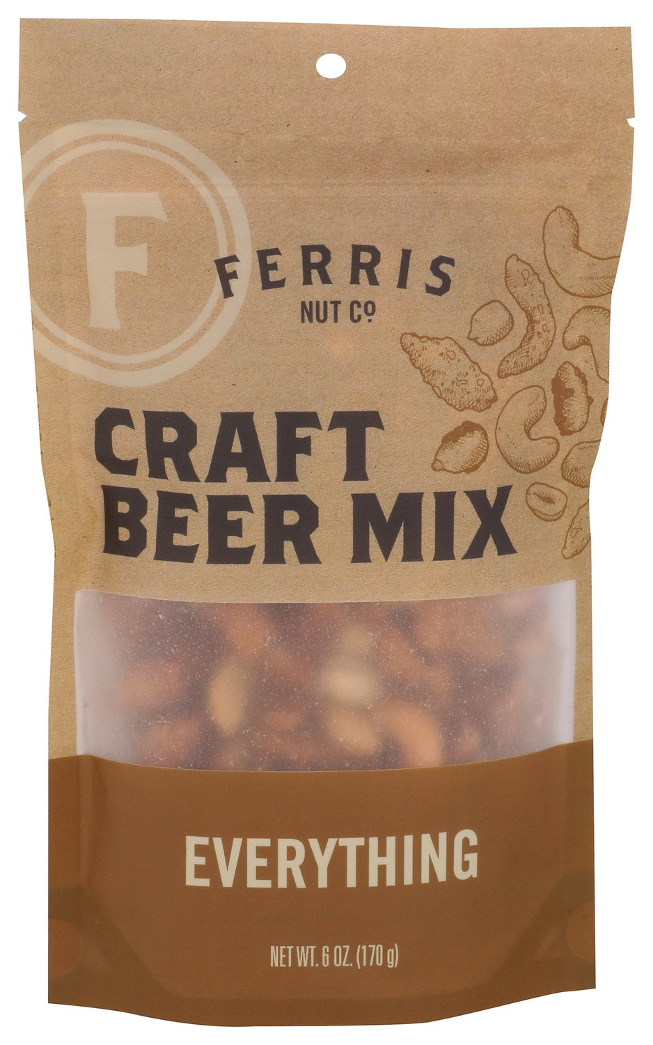 12-PACK OF NUT ASSORTED EVERYTHING