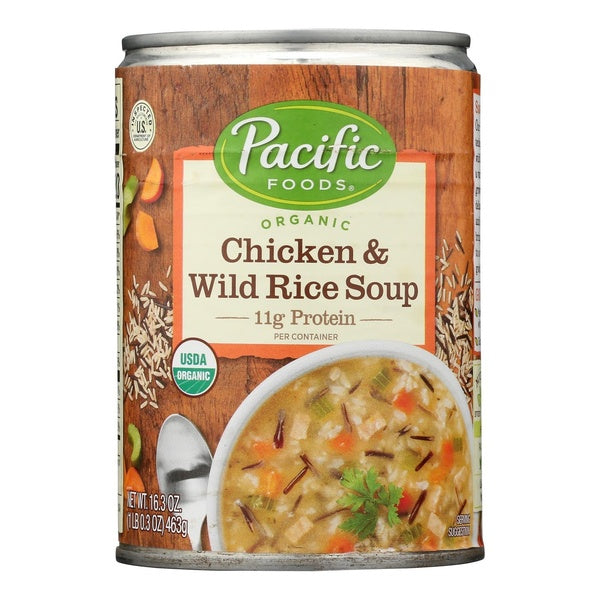 12-PACK OF Soup Chicken Wild Rice Pacific Foods Soup Chkn Wild Rice Org Pack Of 12, 16.3 Oz 16.3 oz