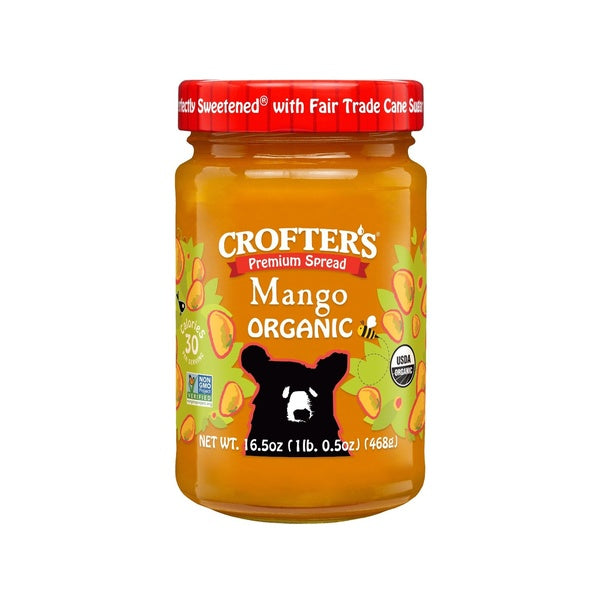 6-PACK OF Spread Fruit Mango Crofters 16.5 oz