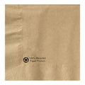 4-PACK OF 10 Inch X 10 Inch 1 Ply 100% Recycled Kraft Beverage Napkin Hoffmaster, 4 - 250 EA