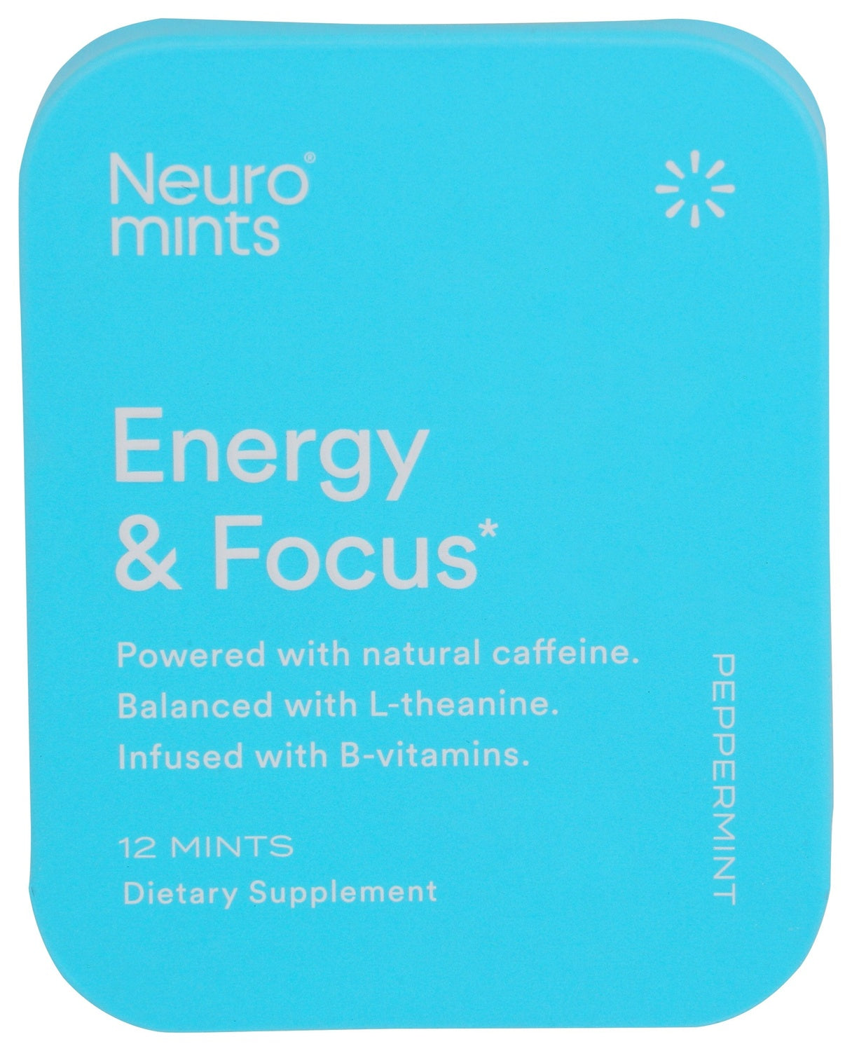 12-PACK OF CANDY MINT ENERGY AND FOCUS