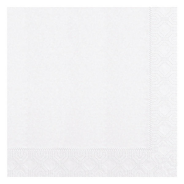 12-PACK OF NAPKIN DINNER 17X17 2PLY WHT