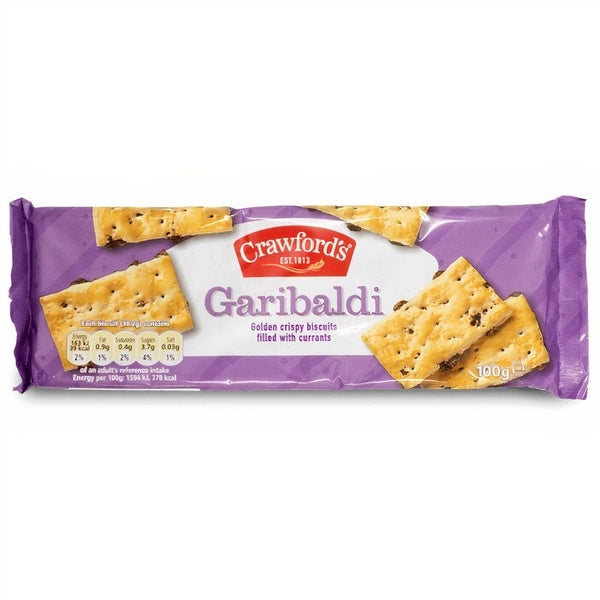 12-PACK OF Cookie, McVITIES CRAWFORD GARIBALDI, LBB Imports