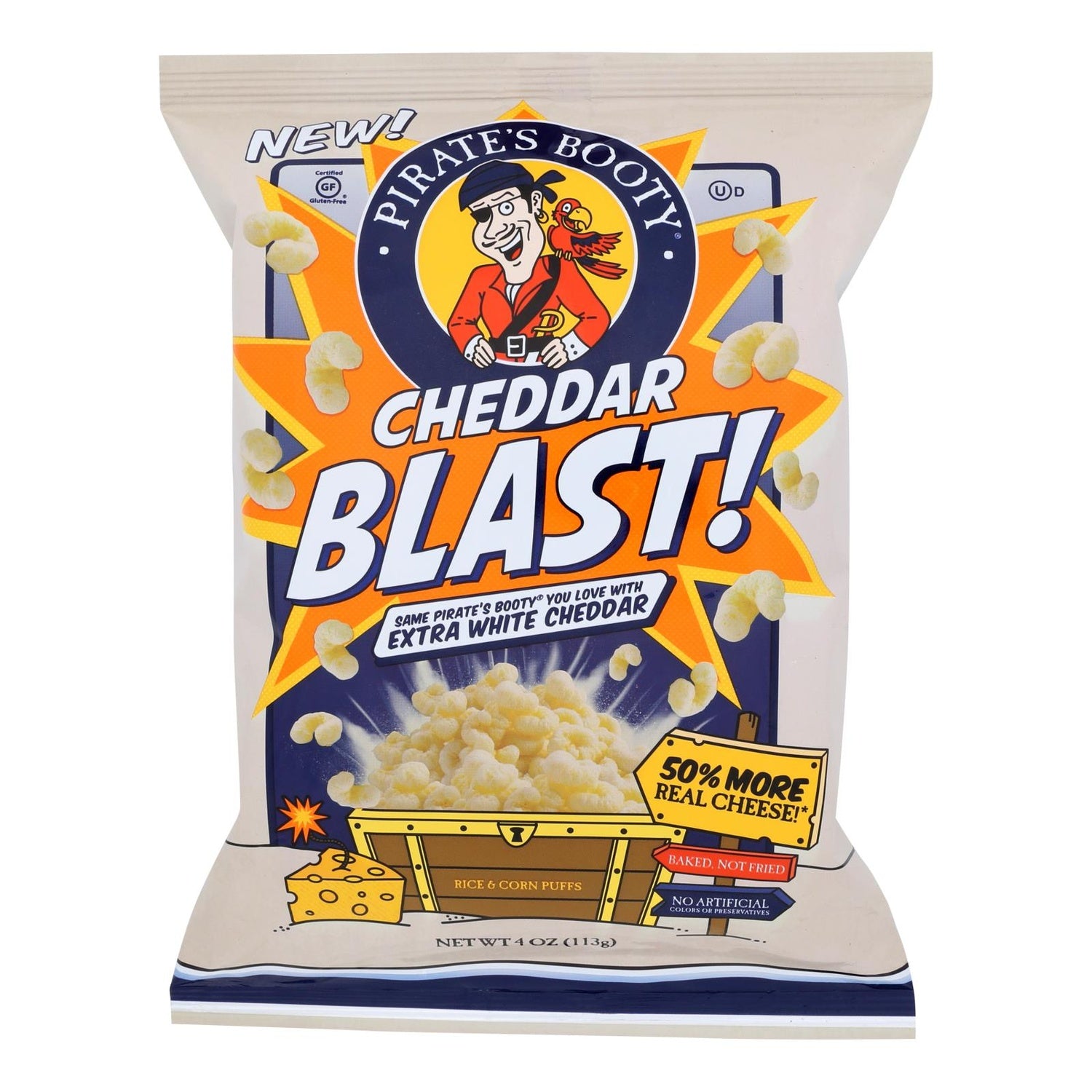 12-PACK OF SNACK PUFF CHEDDAR BLAST