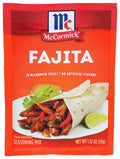 12-PACK OF SEASONING FAJITA NO ARTIFICIAL FLAVORS