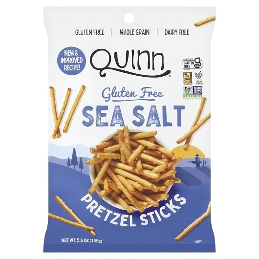 8-PACK OF Classic Sea Salt Pretzel Sticks Quinn Foods, 8 - 5.6 Oz