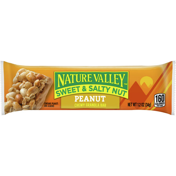 128-PACK OF SNACK BAR GRAN PNUT SWT&SLTY