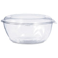 100-PACK OF Bowl Plastic Dart CTR64BD 64 oz Clear Plastic Tamper-Resistant Bowls with Dome Lid - 8.9 in Diameter - 100 Count for Safe Food Storage