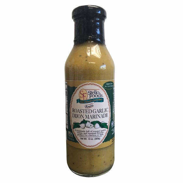 12-PACK OF Marinade Roasted Garlic Dijon Rosie's, Stello Foods
